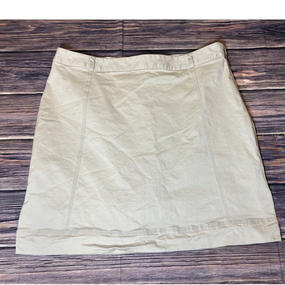 Callaway Skort Golf Womens Size 14 Beige A-Line Cotton Blend Activewear
